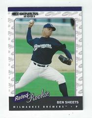 Ben Sheets #159 Baseball Cards 2001 Donruss Prices