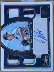 Jackson Jobe [Silver] Baseball Cards 2022 Panini Three and Two Quad Jersey Autographs Prices