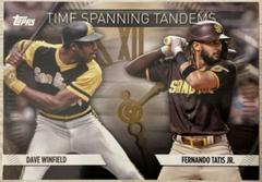 Dave Winfield, Fernando Tatis Jr. [Gold] Baseball Cards 2023 Topps Update Time Spanning Tandems Prices