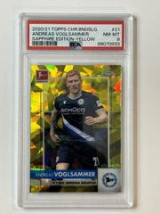 Andreas Voglsammer [Yellow] #21 Soccer Cards 2020 Topps Chrome Bundesliga Sapphire Prices