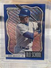 Ken Griffey Jr. [Blue Wave Prizm] #OS-2 Baseball Cards 2021 Panini Prizm Old School Prices