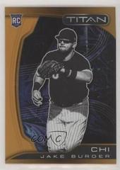Jake Burger [Neon Orange] #13 Baseball Cards 2022 Panini Chronicles Titan Prices