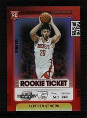 Alperen Sengun [Red] #12 Basketball Cards 2021 Panini Contenders Optic Rookies Prices