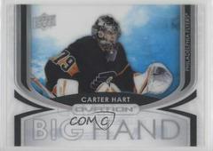 Carter Hart #BH-3 Hockey Cards 2021 Upper Deck Ovation Big Hand Prices
