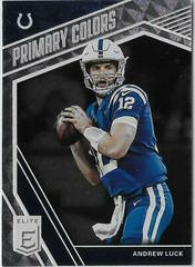 Andrew Luck #PC-9 Football Cards 2019 Donruss Elite Primary Colors Prices