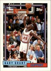 Gary Grant #164 Basketball Cards 1992 Topps Prices