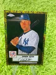 Derek Jeter [Black Gold] #491 Baseball Cards 2021 Topps Chrome Platinum Anniversary Prices