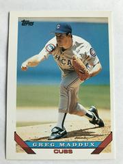 Greg Maddux #183 Baseball Cards 1993 Topps Micro Prices