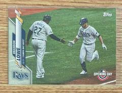 Brandon Lowe [SP] Baseball Cards 2020 Topps Opening Day Prices