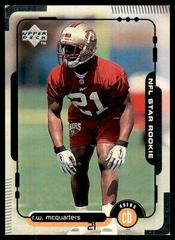 R.W. McQuarters #34 Football Cards 1998 Upper Deck Prices