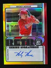 Mickey Moniak [Gold] Baseball Cards 2021 Panini Donruss Optic Retro Signature Series Prices