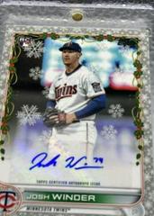 Josh Winder [Silver Metallic] #WHA-JW Baseball Cards 2022 Topps Holiday Autographs Prices