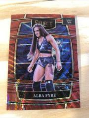 Alba Fyre [Red Wave] Wrestling Cards 2022 Panini Select WWE Prices