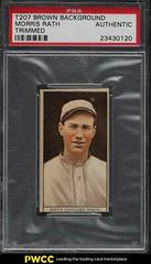 Morris Rath Baseball Cards 1912 T207 Brown Background Prices