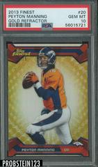 Peyton Manning [Gold Refractor] #20 Football Cards 2013 Topps Finest Prices