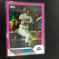 Austin Wells [Fuchsia] #PD-10 Baseball Cards 2023 Topps Pro Debut Prices