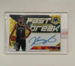 Kevin Durant [Gold] Basketball Cards 2019 Panini Mosaic Autographs Fast Break Prices
