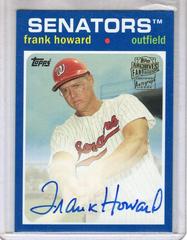 Frank Howard [Blue Border] Baseball Cards 2016 Topps Archives Fan Favorites Autograph Prices