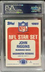 John Riggins Football Cards 1985 Topps NFL Star Set Prices