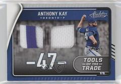 Anthony Kay [Spectrum Red] #TTT2-AN Baseball Cards 2022 Panini Absolute Tools of the Trade 2 Swatch Prices