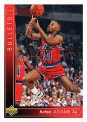 Michael Adams #29 Basketball Cards 1993 Upper Deck Prices