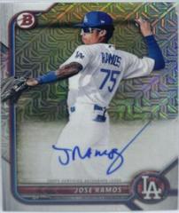 Jose Ramos [Orange Refractor] Baseball Cards 2022 Bowman Chrome Mega Box Mojo Autographs Prices