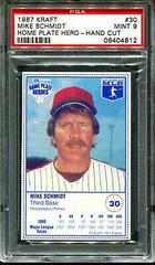 Mike Schmidt Baseball Cards 1987 Kraft Home Plate Heroes Hand Cut Prices