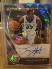 Damien Jefferson [Blue Ice] #DP-DJE Basketball Cards 2021 Panini Prizm Draft Picks Autographs Prices