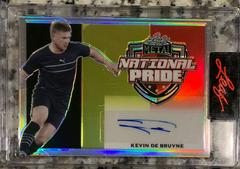 Kevin De Bruyne Soccer Cards 2022 Leaf Metal National Pride Autographs Prices