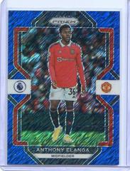 Anthony Elanga [Blue Shimmer] #87 Soccer Cards 2022 Panini Prizm Premier League Prices