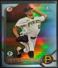 Hunter Barco [Sky Blue] #BD-103 Baseball Cards 2022 Bowman Draft 1st Edition Prices