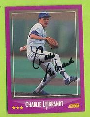 Charlie Leibrandt #61 Baseball Cards 1988 Score Prices