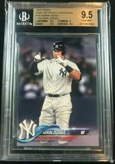 Aaron Judge [Pinstripe Jersey] Baseball Cards 2018 Topps Prices