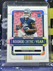 Treylon Burks [Silver] #ROY-TBU Football Cards 2022 Panini Contenders Rookie of the Year Prices
