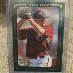 Max Scherzer [Framed Green 75] #5 Baseball Cards 2008 Upper Deck Masterpieces Prices