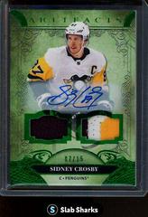 Sidney Crosby [Autograph Material Emerald] #145 Hockey Cards 2020 Upper Deck Artifacts Prices