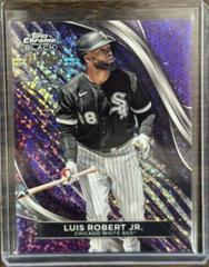 Luis Robert Jr. [Purple Mini-Diamon Refractor] #29 Baseball Cards 2024 Topps Chrome Black Prices