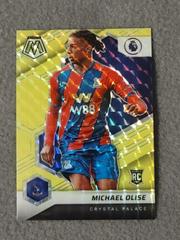 Michael Olise [Gold Fluorescent] Soccer Cards 2021 Panini Mosaic Premier League Prices