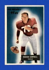 Marion Campbell Football Cards 1955 Bowman Prices