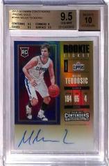 Milos Teodosic [Horizontal Autograph the Finals] #144 Basketball Cards 2017 Panini Contenders Prices