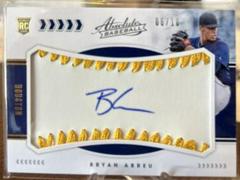 Bryan Abreu [Material Signature Gold] Baseball Cards 2020 Panini Absolute Prices
