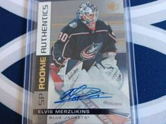 Elvis Merzlikins [Autograph] Hockey Cards 2019 SP Prices