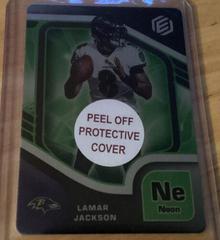 Lamar Jackson [Neon] #2 Football Cards 2021 Panini Elements Prices