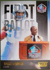 Barry Sanders [Gold] #FB-BS Football Cards 2022 Panini Score First Ballot Prices