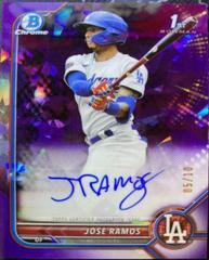Jose Ramos [Purple] #BSPA-JRS Baseball Cards 2022 Bowman Chrome Sapphire Autographs Prices