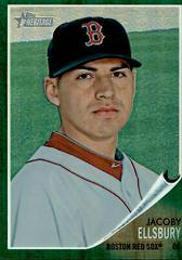Jacoby Ellsbury [Refractor] Baseball Cards 2011 Topps Heritage Chrome Prices