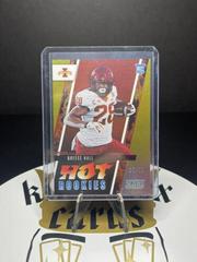 Breece Hall [Gold Zone] #HR5 Football Cards 2022 Panini Score Hot Rookies Prices