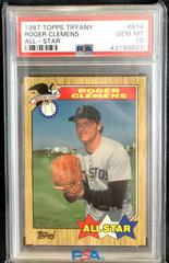 Roger Clemens [All Star] #614 Baseball Cards 1987 Topps Tiffany Prices
