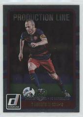 Andres Iniesta Soccer Cards 2016 Panini Donruss Production Line Prices