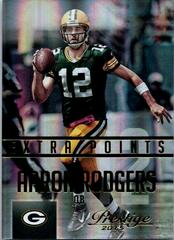Aaron Rodgers [Extra Points Gold] #93 Football Cards 2015 Panini Prestige Prices